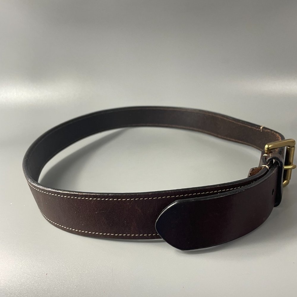 Coach # 3710 Rectangular Roller Brass Buckle Brow… - image 5